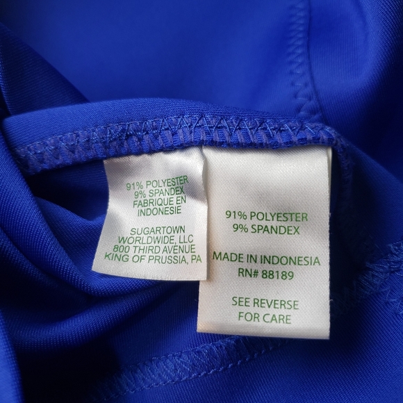 Lilly Pulitzer Royal Blue & Neon Pink Embroidered Shift Dress - UPF 50+ Size S - Picture 8 of 9